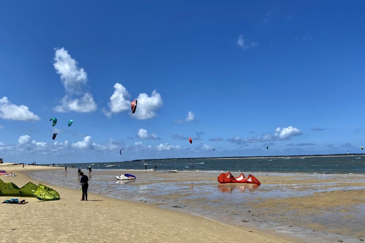 Spot de Kite Surf accès à pied depuis les 3 villas